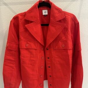 New Cabi Detour Jacket XS Oversized Red Blazer